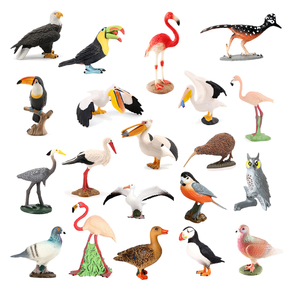 Kids Toys Reviews - Plastic Peacock Phoenix Mallard Turkey Toucan