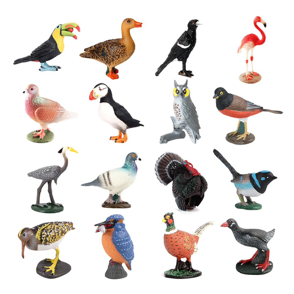 Kids Toys Reviews - Bird Figures Seahawks Stork Eagle Toucan